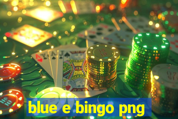 blue e bingo png